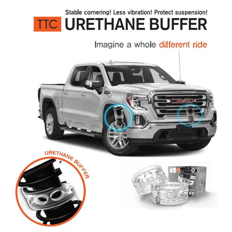 TTC Urethane Cushion Buffer for GMC Sierra 1500 (SLE/ELEVATION/SLT/Denali/AT4)