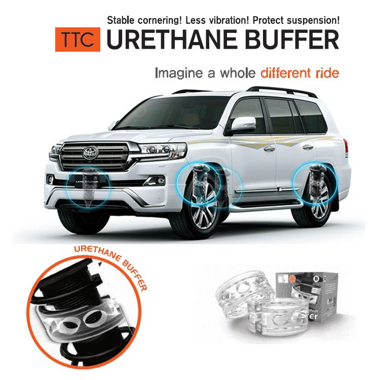 TTC Urethane Cushion Buffer for Toyota Land cruiser (LC100&LC200 GX,GXR,VXR)