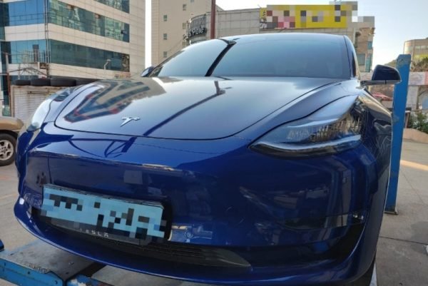 Installation of TTC Urethane buffer for Tesla Model Y